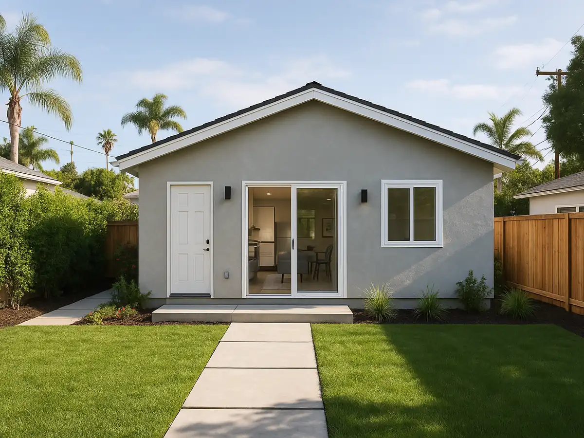 Garage conversion ADU in the Long Beach cluster by Renova Built