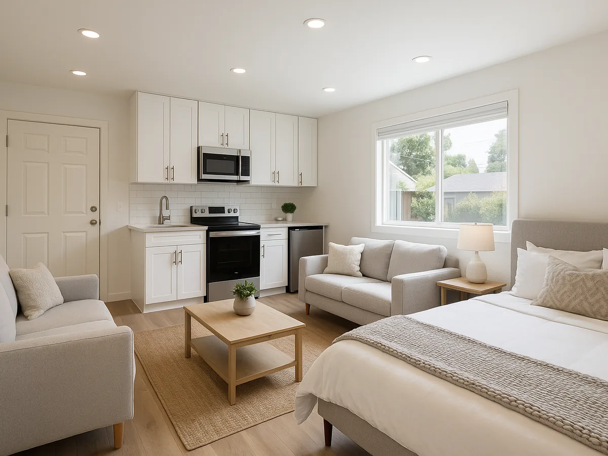 Junior ADU created inside a Lakewood home by Renova Built