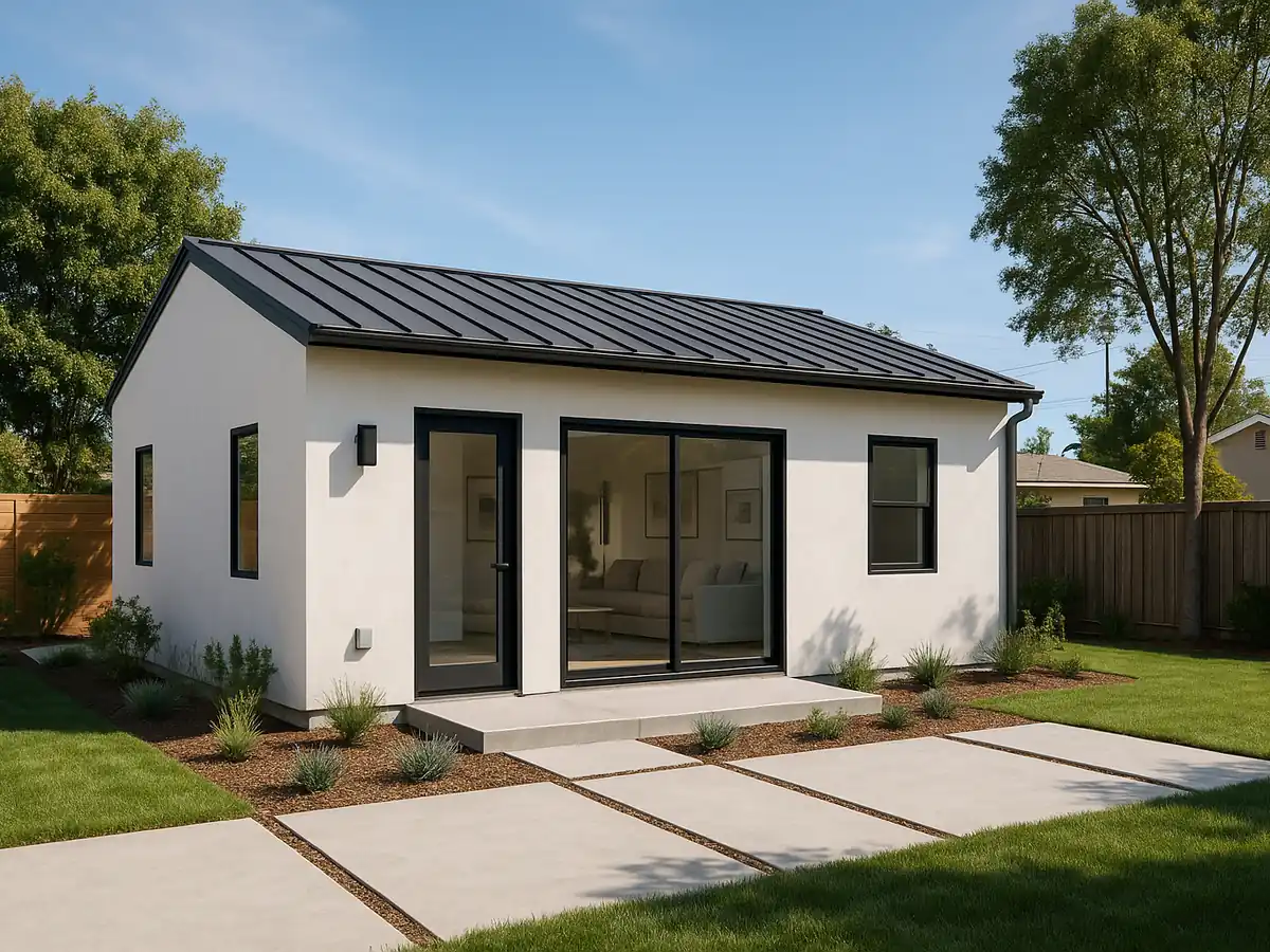 Detached ADU built in the Long Beach cluster by Renova Built