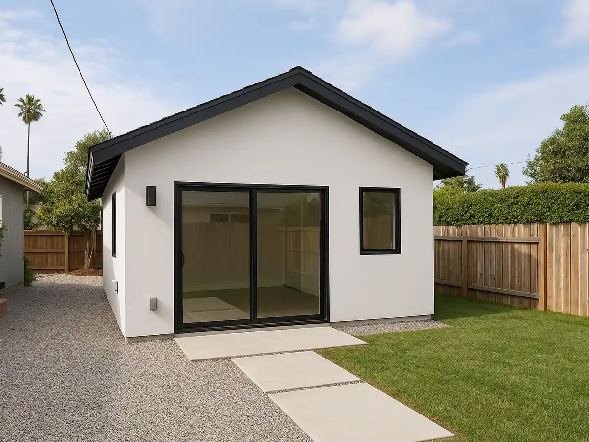 New detached ADU in a Downey backyard by Renova Built