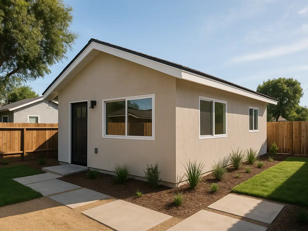 New detached ADU in the Gateway Cities by Renova Built
