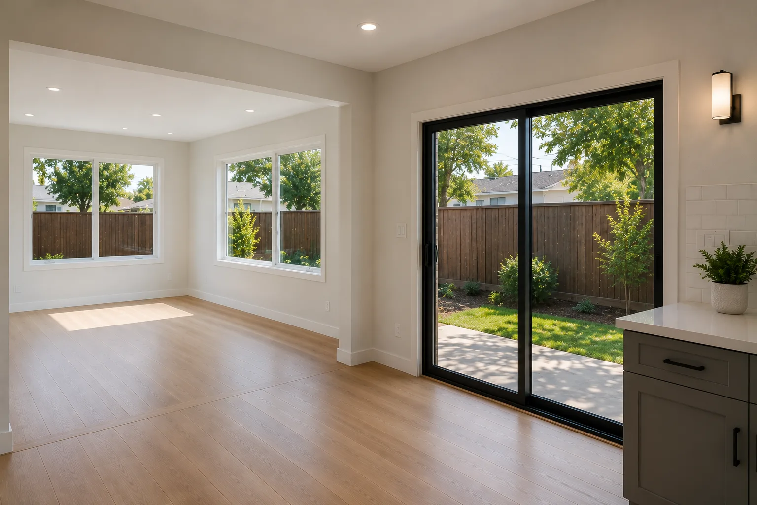 Home addition final inspection and walkthrough in Los Angeles