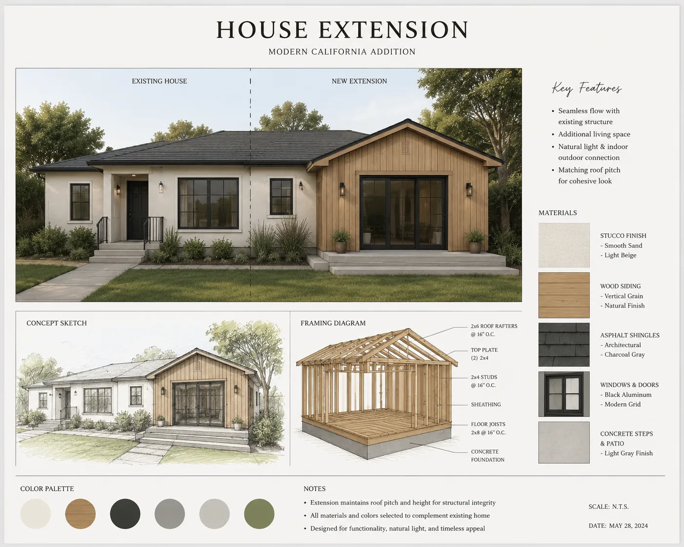 Renova Built design-build team planning a home addition in Los Angeles