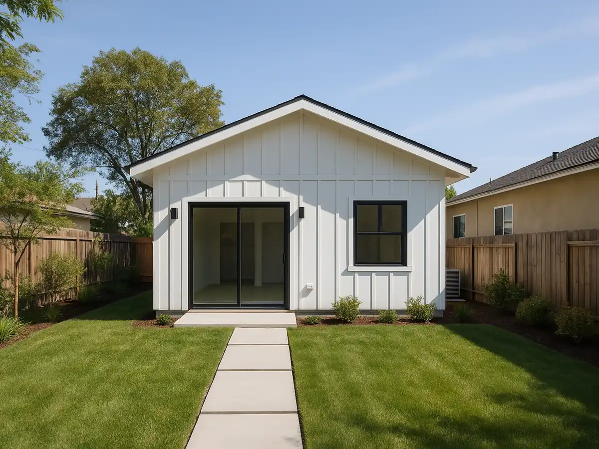 New detached ADU in a Long Beach backyard by Renova Built