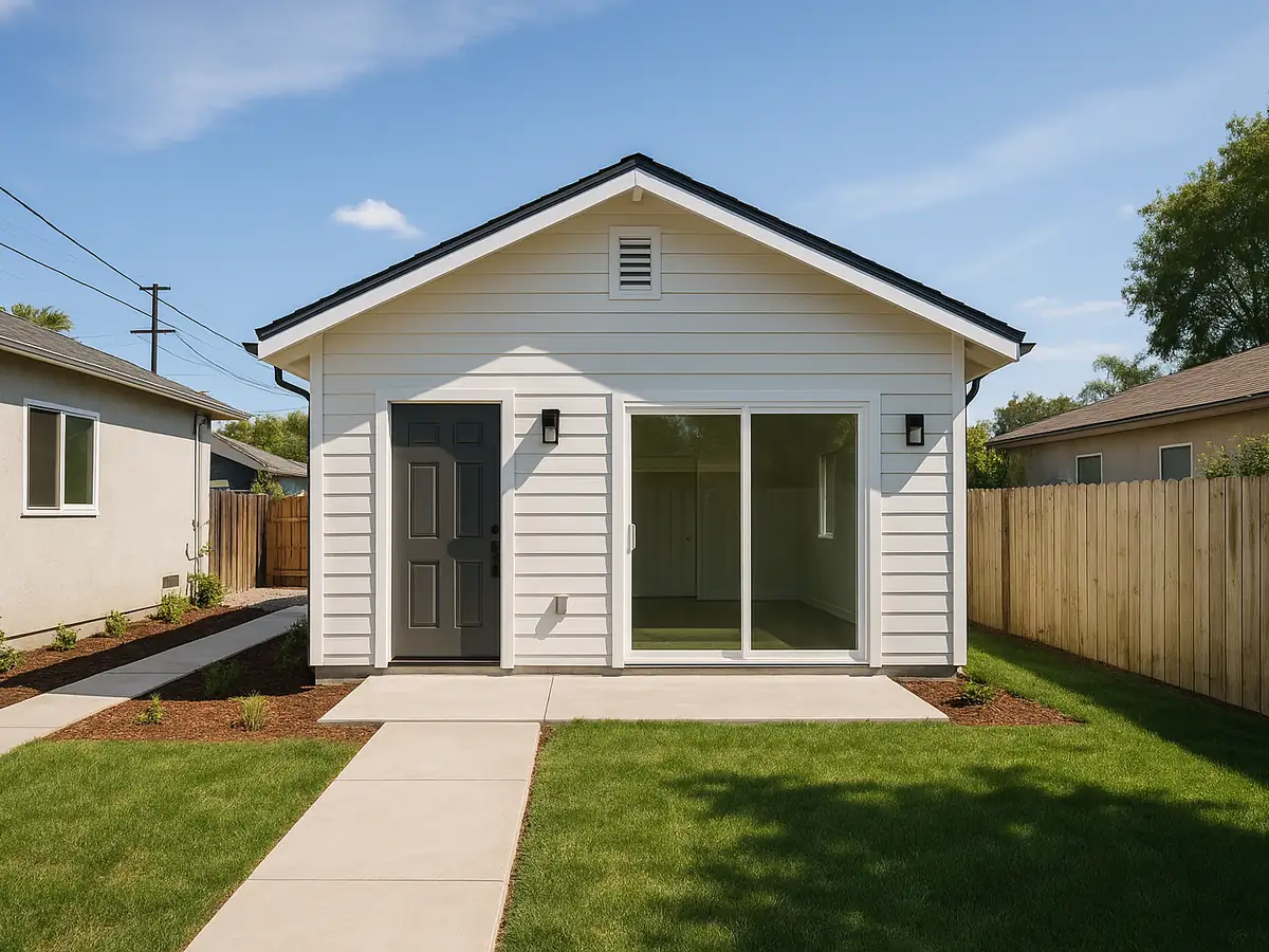 New detached rental ADU built across the South LA area by Renova Built