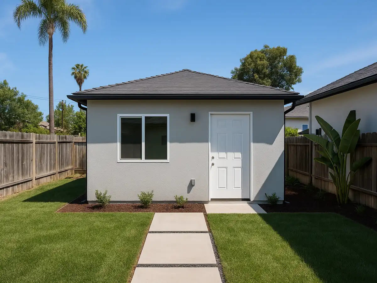 Garage conversion ADU built across the South LA area by Renova Built